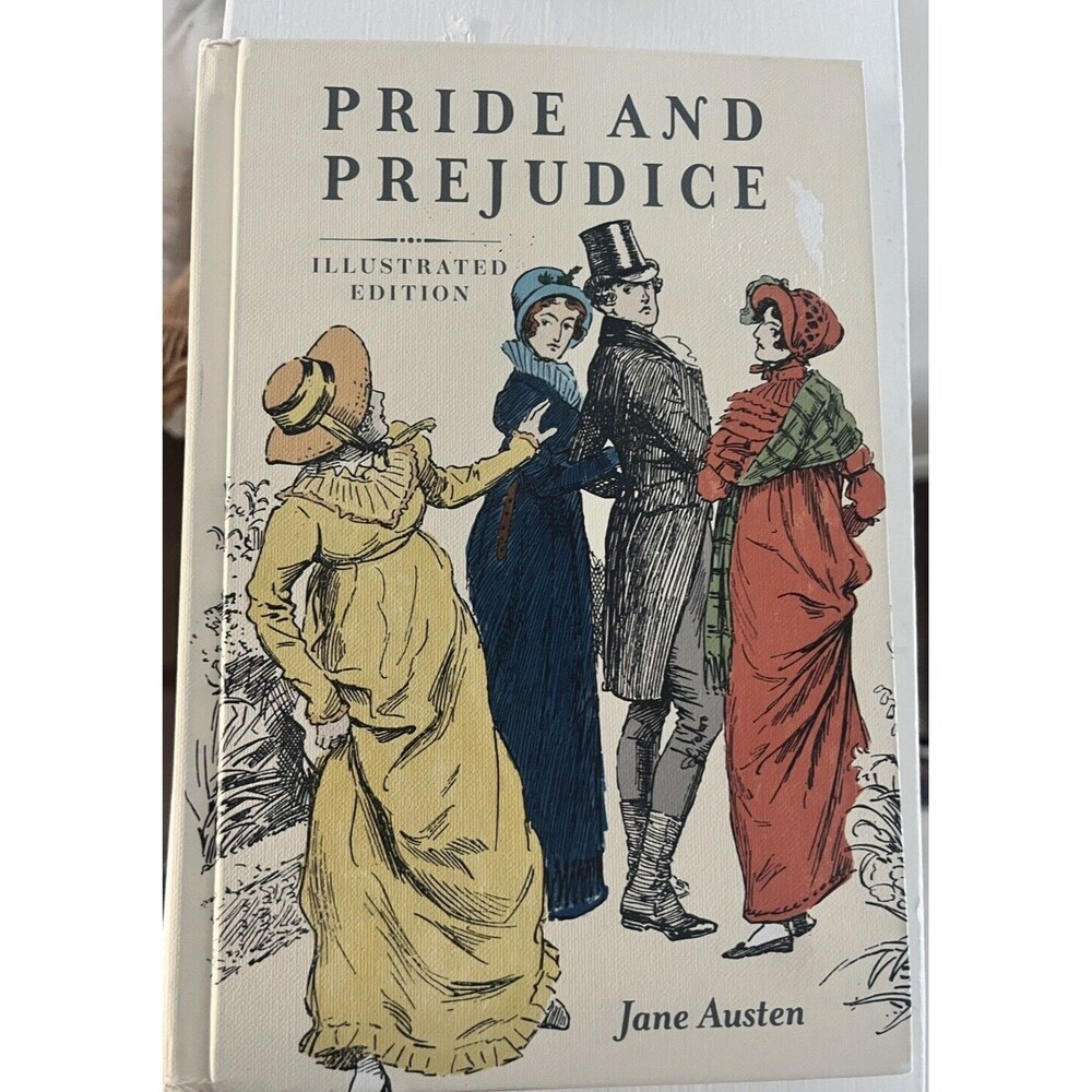 PRIDE AND PREJUDICE by Jane Austen Illustrated Edition New Hardcover Book New